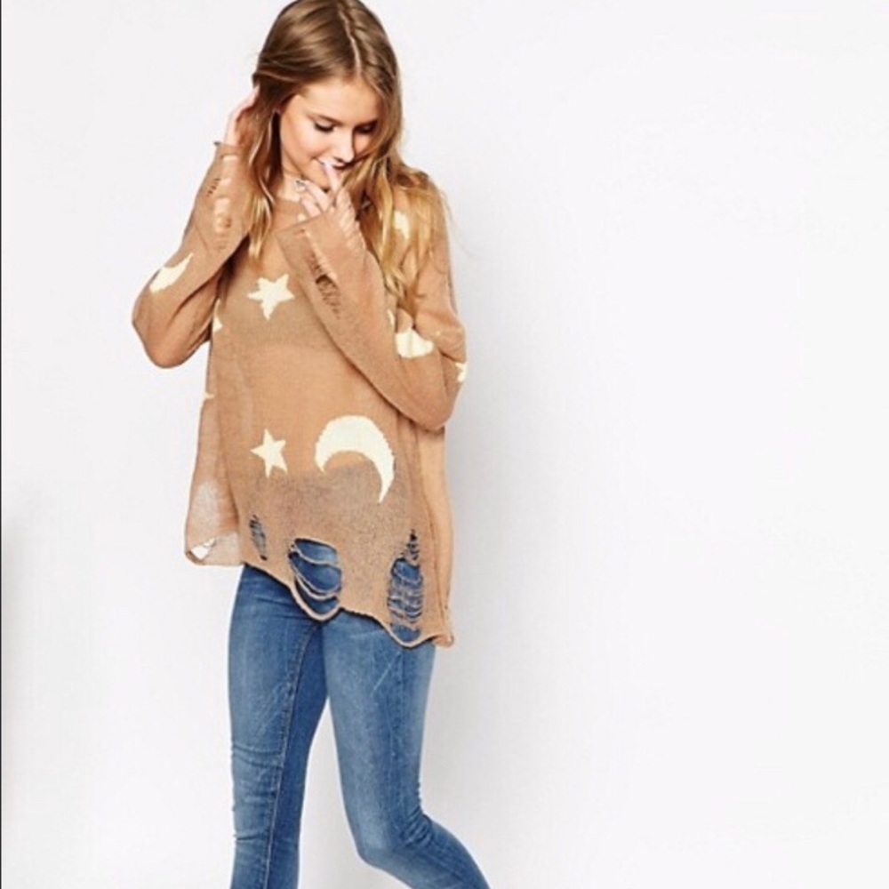 Wild Fox Night Owl Lennon Sweater